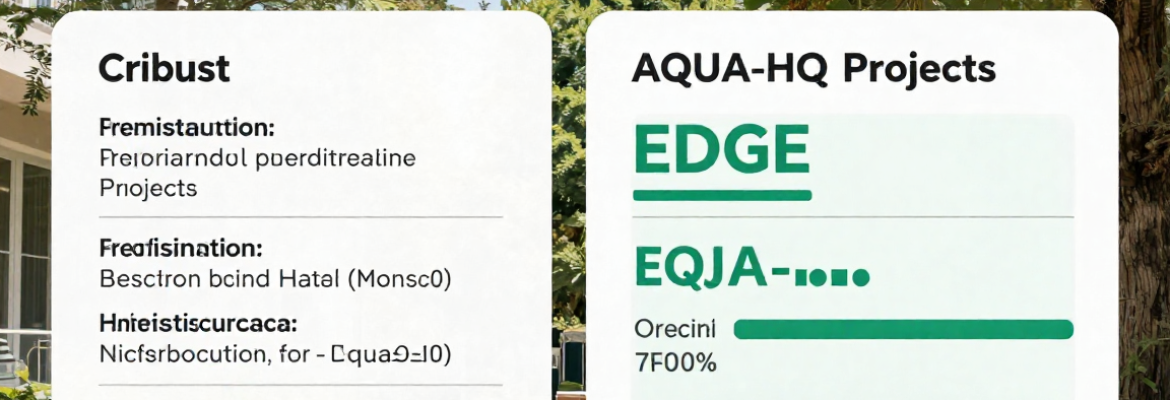 Critérios Para Certificações LEED, EDGE E AQUA-HQE Em Obras Civis