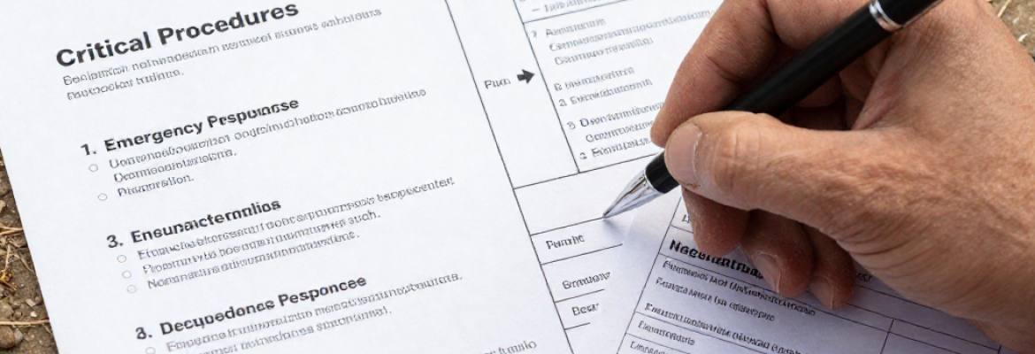 Manual De Operação De Escavações: POPs E Procedimentos Críticos